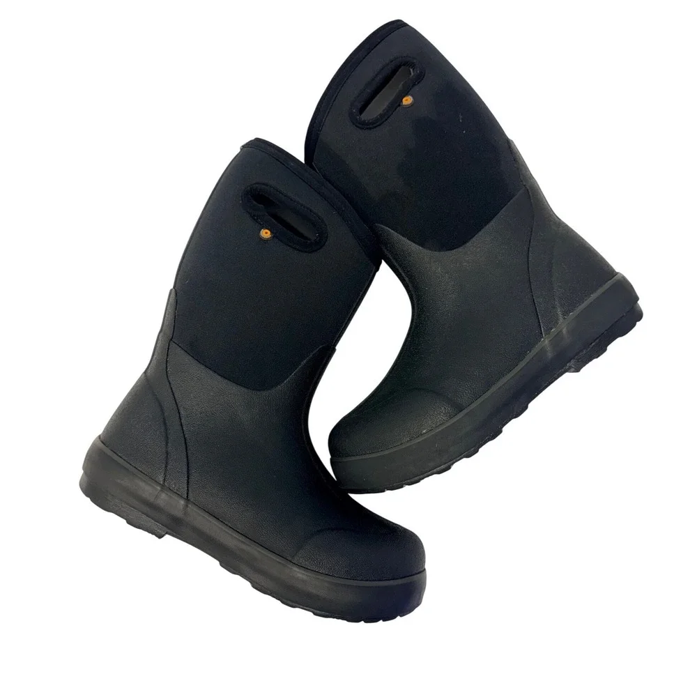 Bogs Kids Classic II High Waterproof Insulated Rain Boots Black 72950W-001 SZ4